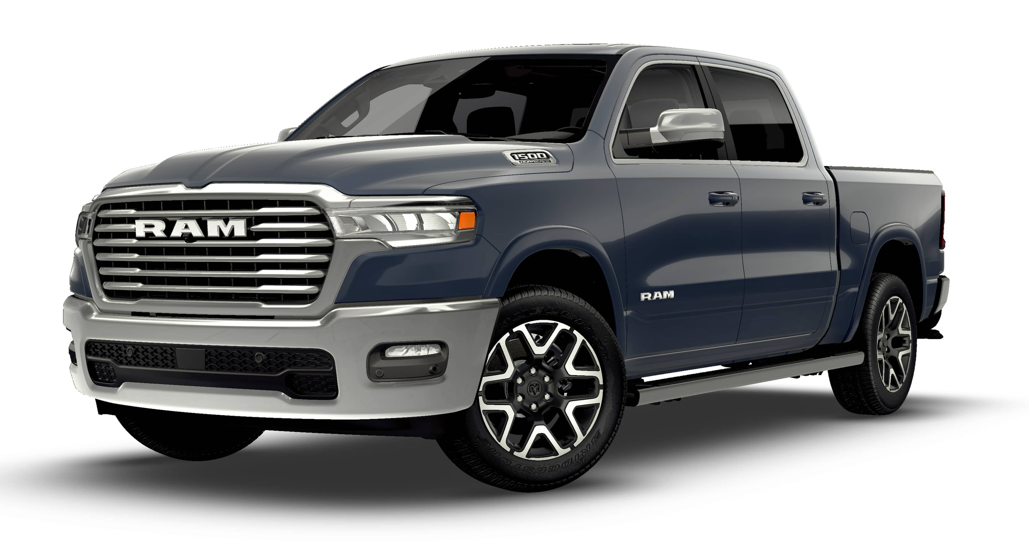 New 2026 Forged Blue Metallic Exterior Paint RAM Laramie image 13