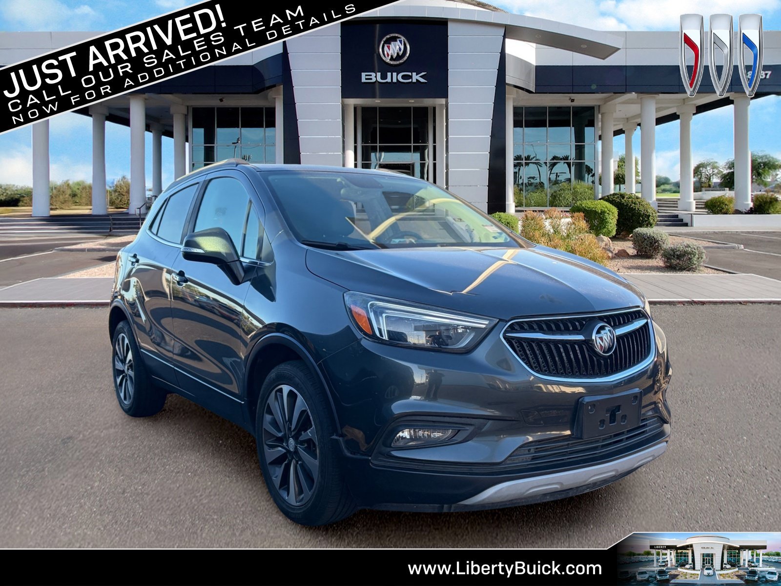 Used 2018 Includes (CM5) Black Carbon Metallic lower exterior accent color, Paint code W700S. Buick Essence image 1