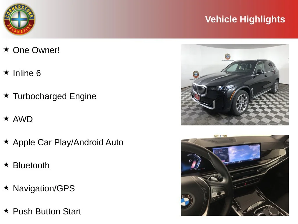 Used 2026 BMW X5 40i with VIN 5UX23EU04T9048946 for sale in Elk River, Minnesota