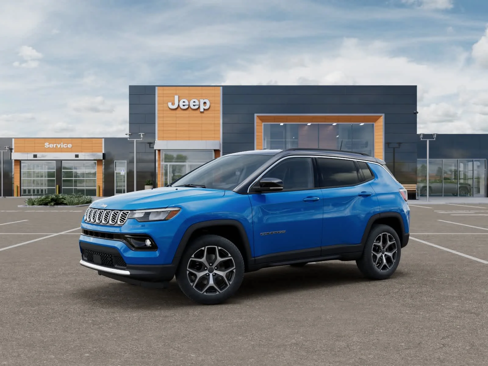 New 2026 Hydro Blue Pearlcoat Jeep Limited image 2