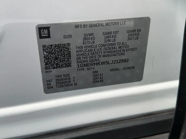 Used 2020 White Chevrolet 3LT image 23