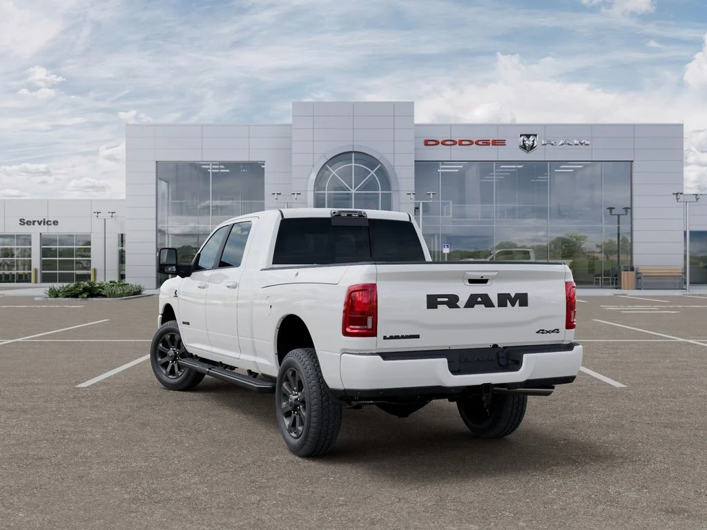 New 2026 Bright White Clear-Coat Exterior Paint RAM Laramie image 3