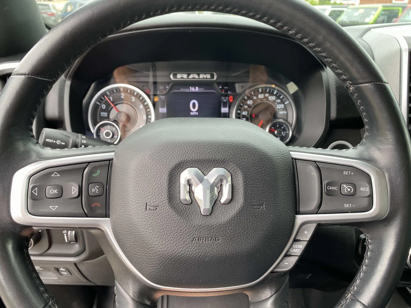 Used 2022 Diamond Black Crystal Pearlcoat Ram Big Horn image 18