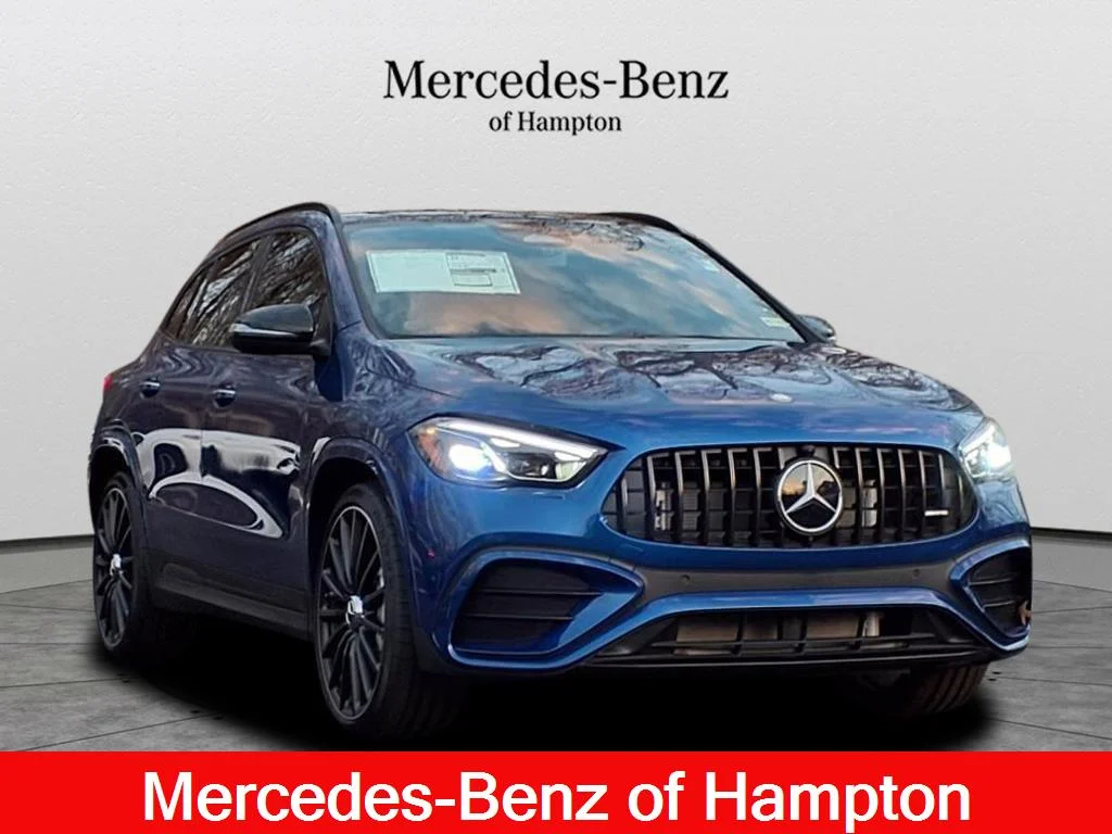 Certified Used 2025 Starling Blue Metallic Mercedes-Benz AMG® GLA 35 image 1
