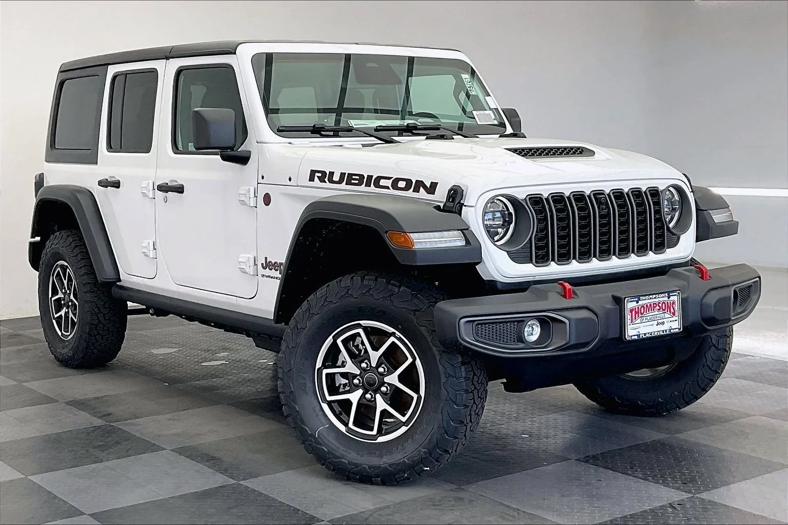 New 2026 Bright White Clearcoat Jeep Rubicon image 1