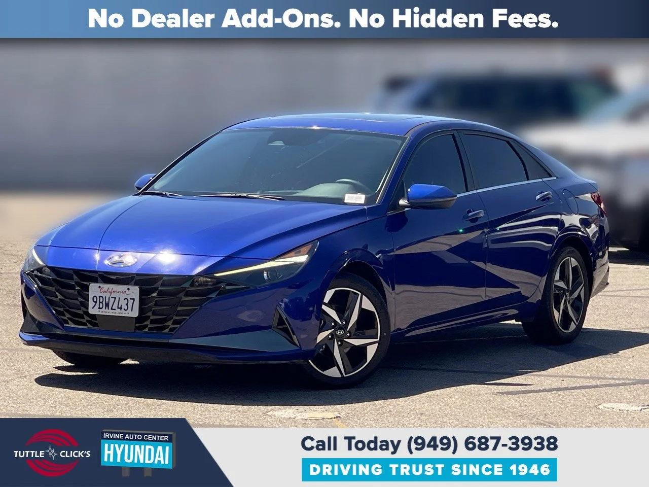 Used 2022 Intense Blue HYUNDAI SEL image 1