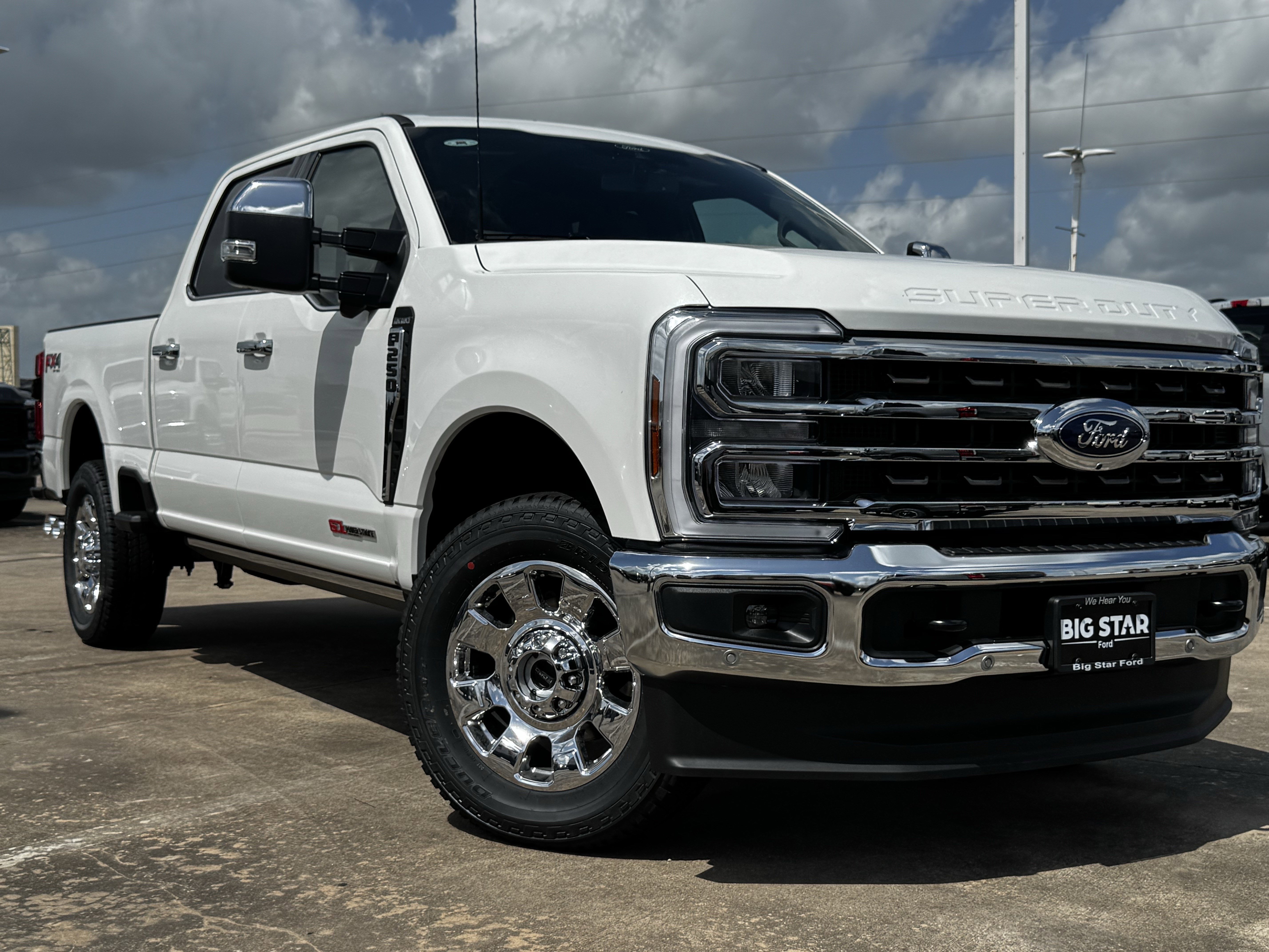 New 2026 Star White Metallic Tri-Coat Ford King Ranch image 2