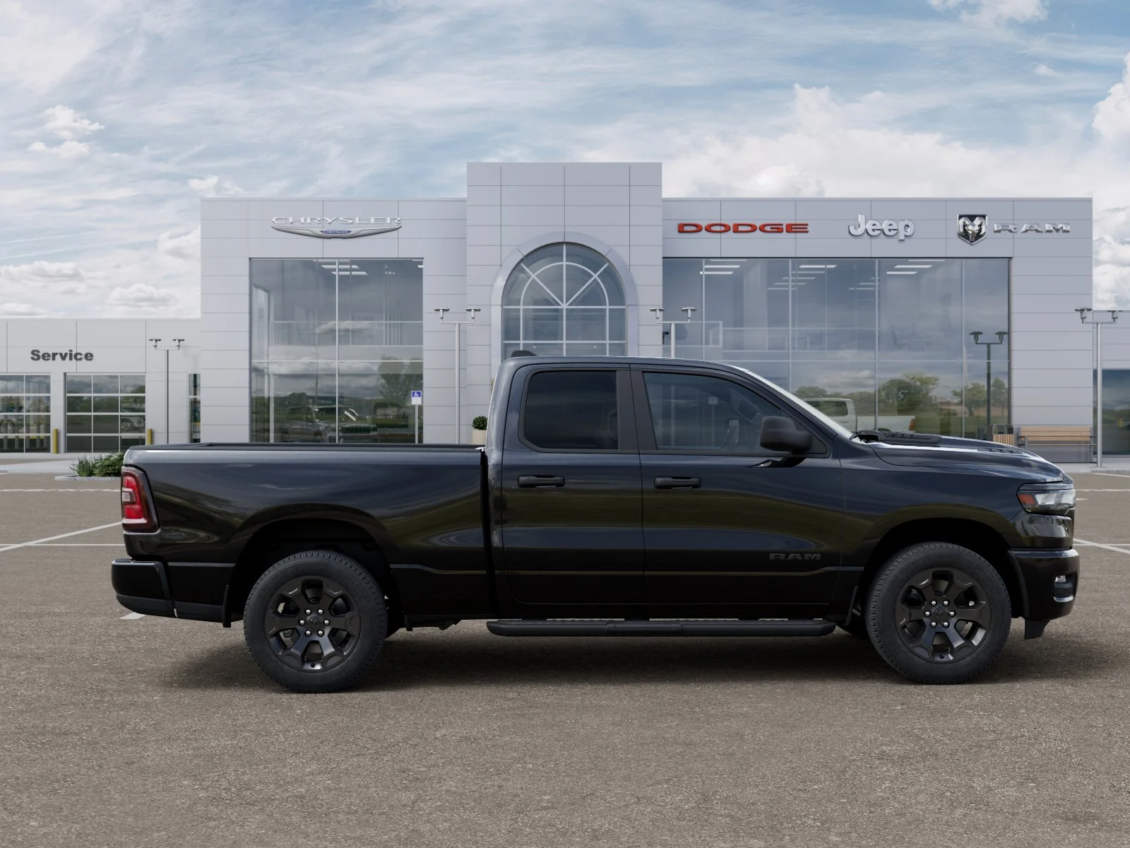 New 2026 Diamond Black Crystal Pearl-Coat Exterior Paint RAM Express image 43