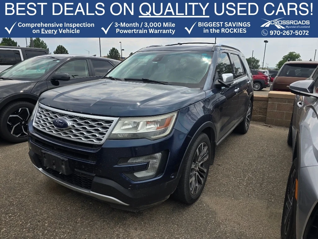 Used 2017 Blue Jeans Metallic Ford Platinum image 1