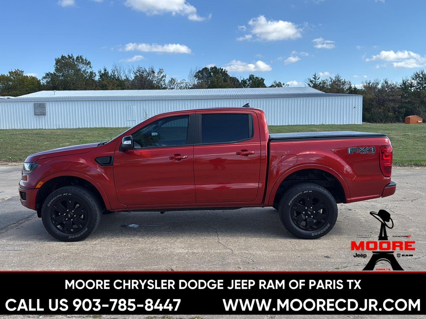 Used 2022 HOT PEPPER RED ME FORD TRUCK LARIAT image 9