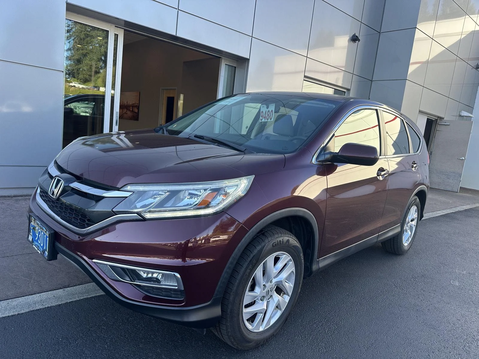Used 2015 Basque Red Pearl II Honda EX image 1