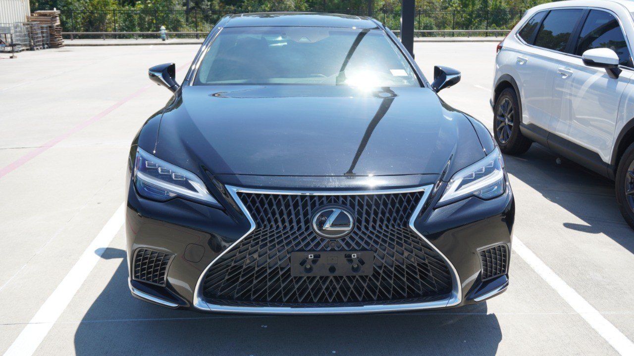 Certified Used 2021 Black Lexus LS 500 image 2