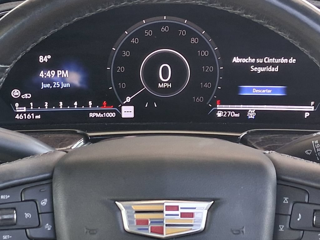 Used 2023 Galactic Gray Metallic Cadillac Premium Luxury image 12
