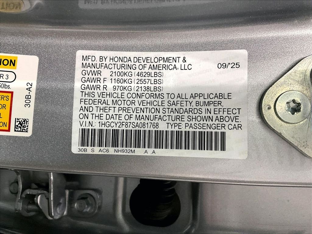 2025 Honda Accord Hybrid Touring - Photo 17