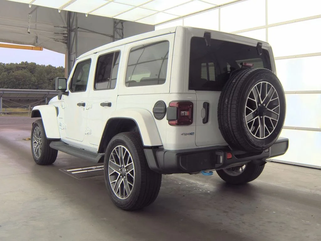Used 2023 White Jeep Sahara 4xe image 4