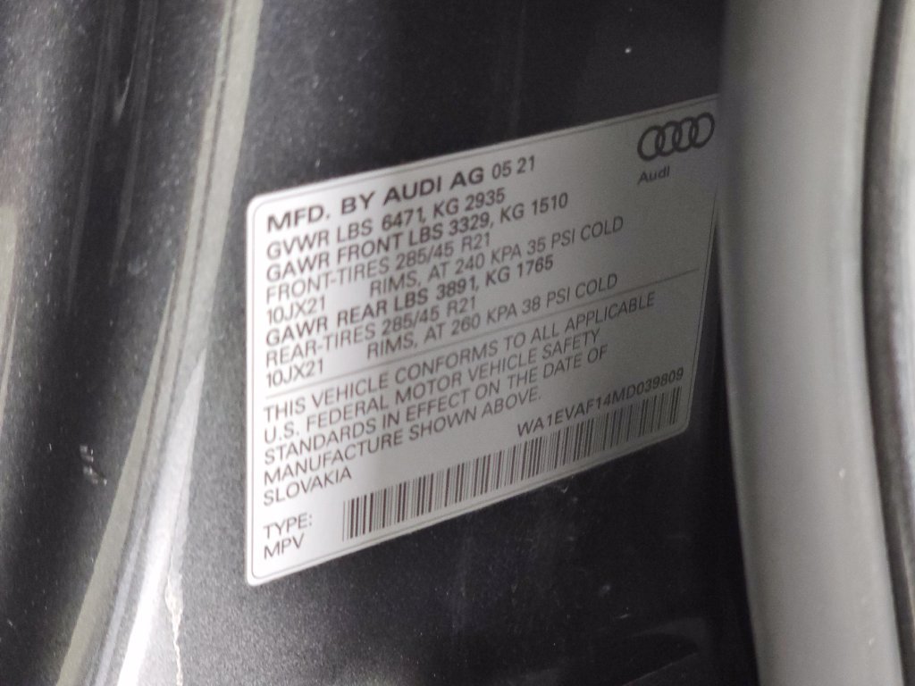 Used 2021 Gray Audi 55 Premium Plus image 35