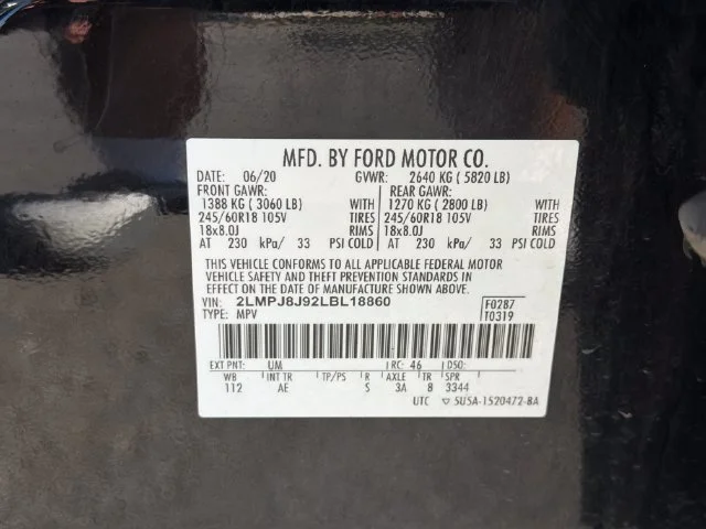 Used 2020 Black Lincoln Standard image 30
