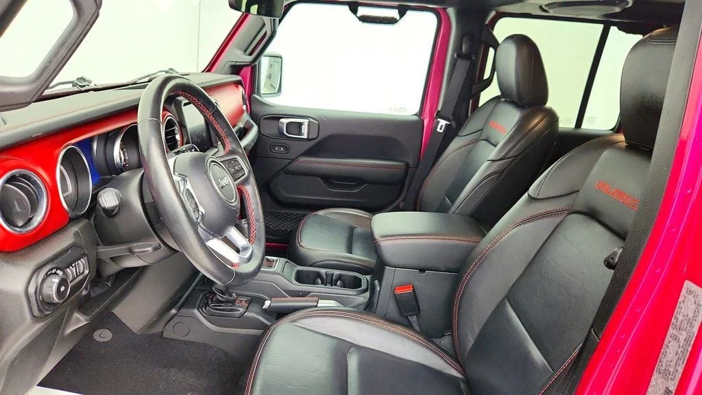 Used 2022 Limited Edition Tuscadero Pearlcoat Jeep Unlimited Rubicon 4x4 w/ Hard Top, Leather Seats & LED Lighting image 21