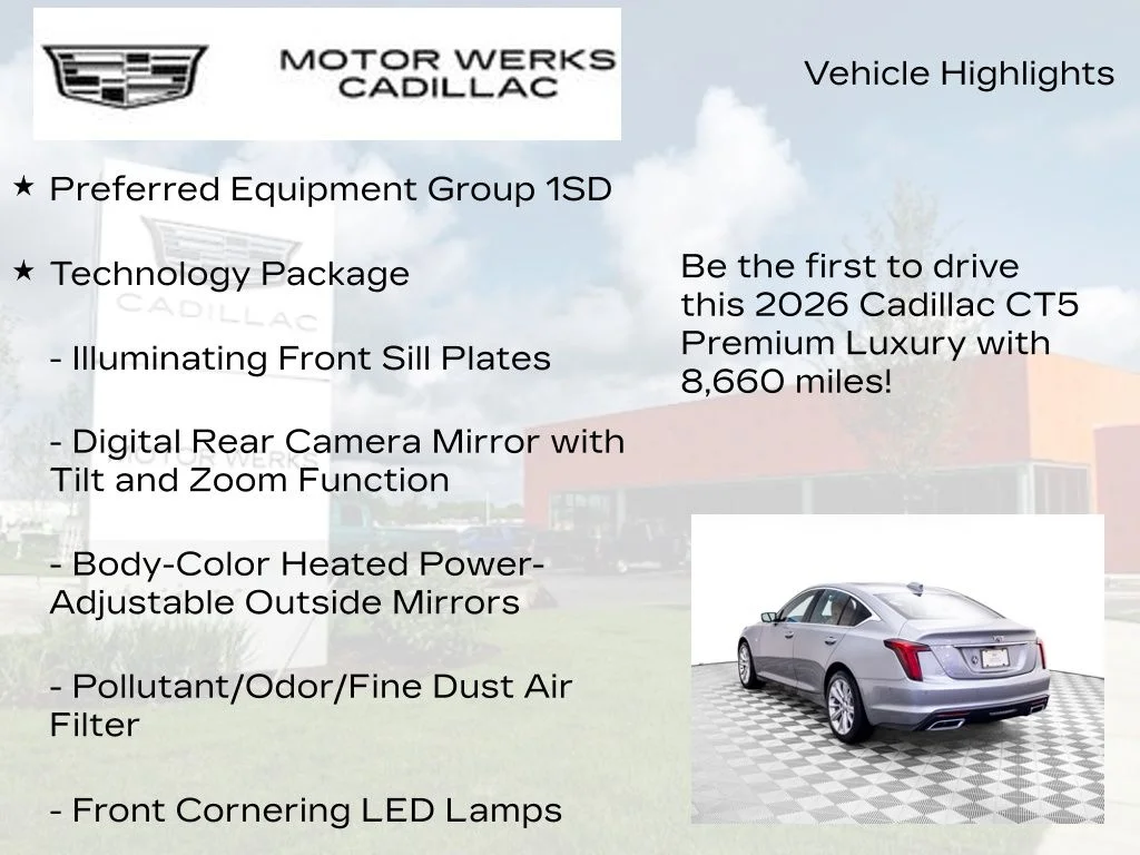 Used 2026 Silver Cadillac Premium Luxury image 7
