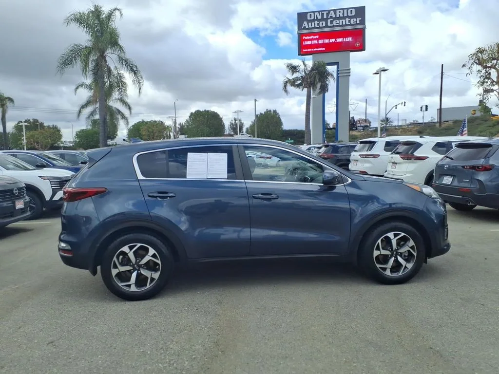 Used 2021 Blue Kia LX image 6