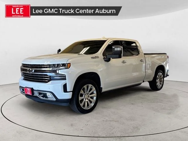 Used 2021 Iridescent Pearl Tricoat Chevrolet High Country image 1