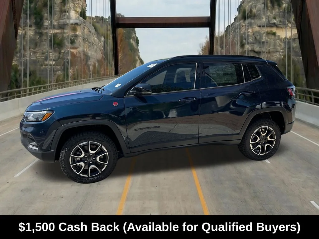 New 2026 Fathom Blue Pearl-Coat Exterior Paint Jeep Trailhawk image 4