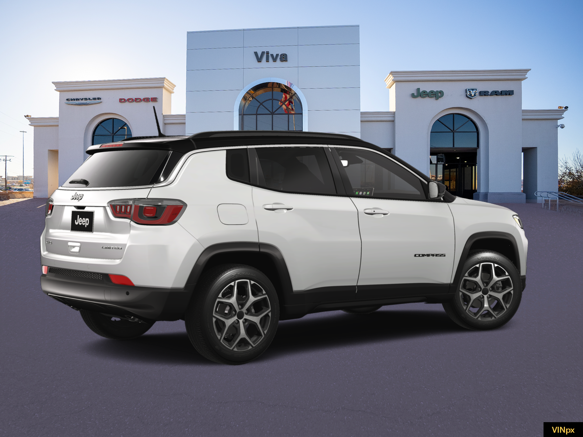 New 2026 Bright White Clear-Coat Exterior Paint Jeep Limited image 8