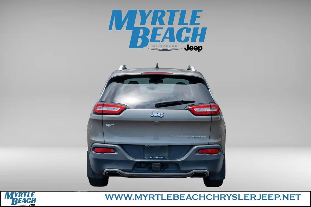 Used 2017 Light Brownstone Pearlcoat Jeep Limited image 5
