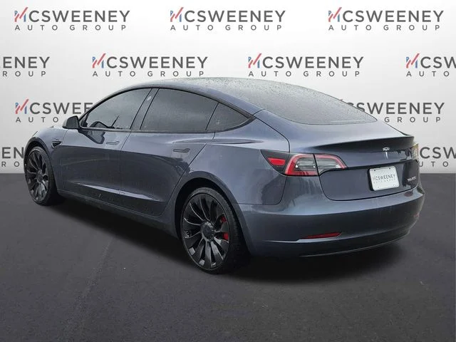 Used 2023 Gray Tesla Performance image 3