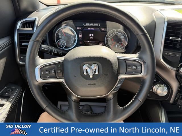 Used 2023 Diamond Black Crystal Pearlcoat Ram Laramie image 12