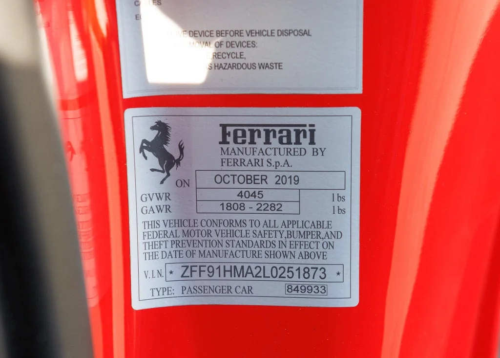 Certified Used 2020 Rosso Scuderia Ferrari Base image 48