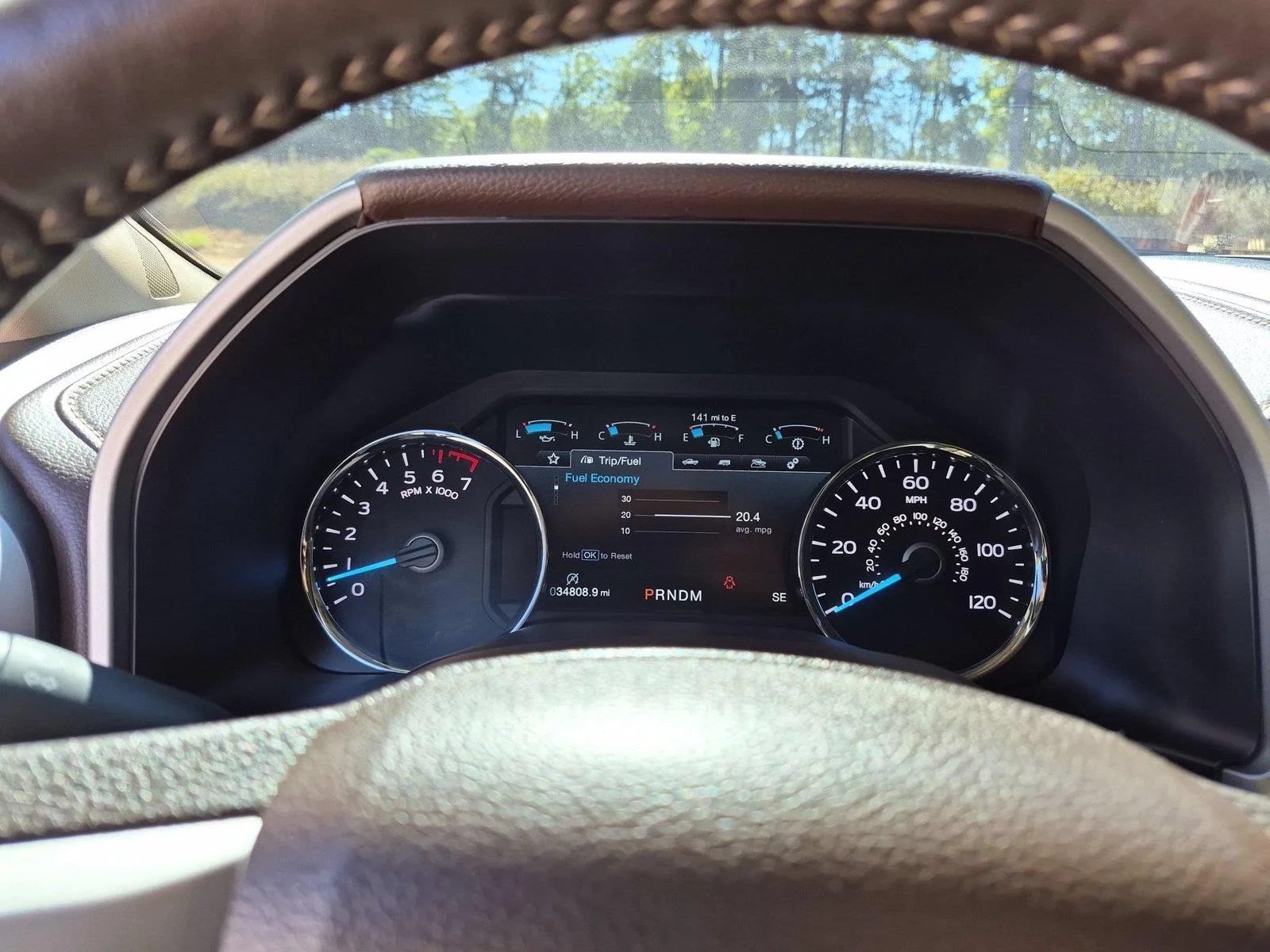 Used 2018 Blue Jeans Metallic Ford LARIAT image 21