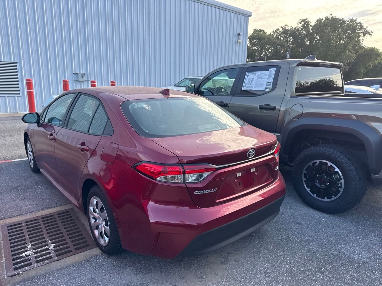 Used 2024 Red Toyota LE image 5