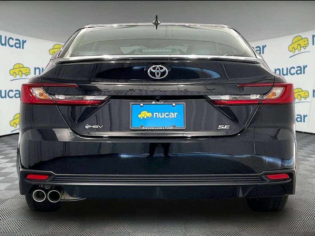 Used 2025 Midnight Black Metallic Toyota SE image 5
