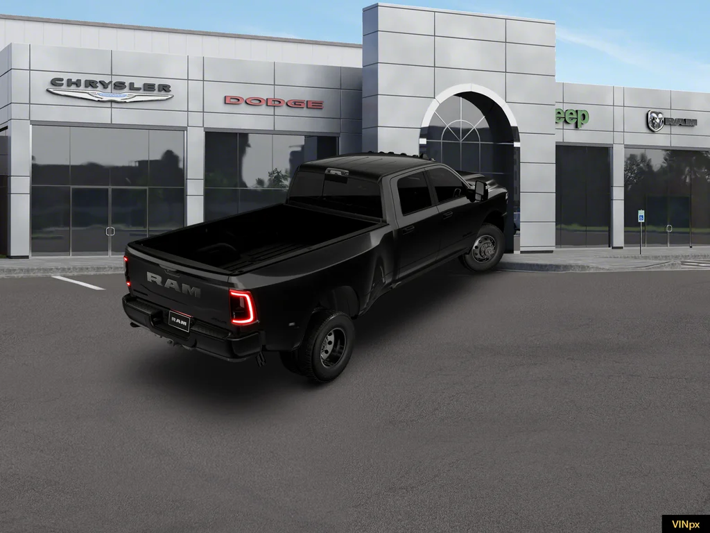 New 2026 Diamond Black Crystal Pearl-Coat Exterior Paint RAM Big Horn Night Edition image 7