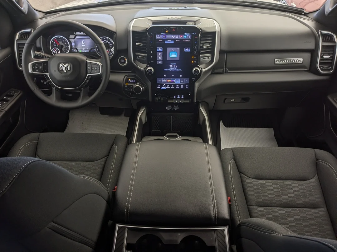 Used 2025 White RAM Big Horn Night Crew - - 4x4 - Night Edition - Big Horn Level II - Tonneau Cover & More! image 26