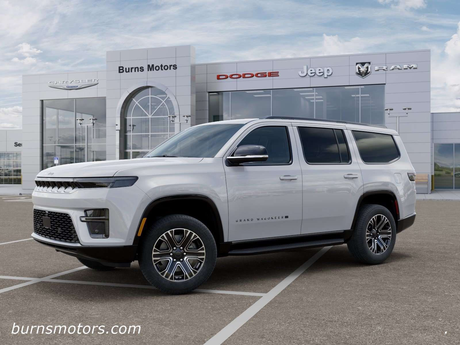 New 2026 Bright White Clear-Coat Exterior Paint Jeep 4x2 image 2