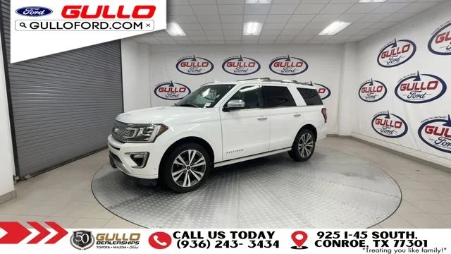 Certified Used 2020 White Metallic Ford Platinum image 4