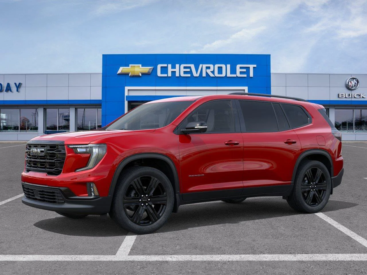 New 2027 Volcanic Red Tintcoat GMC Elevation image 2