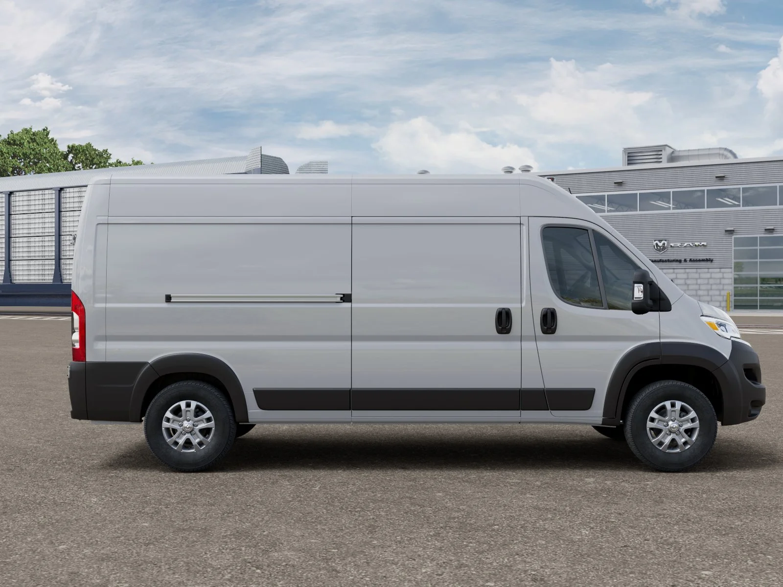 New 2026 Bright White Clear-Coat Exterior Paint RAM SLT image 12