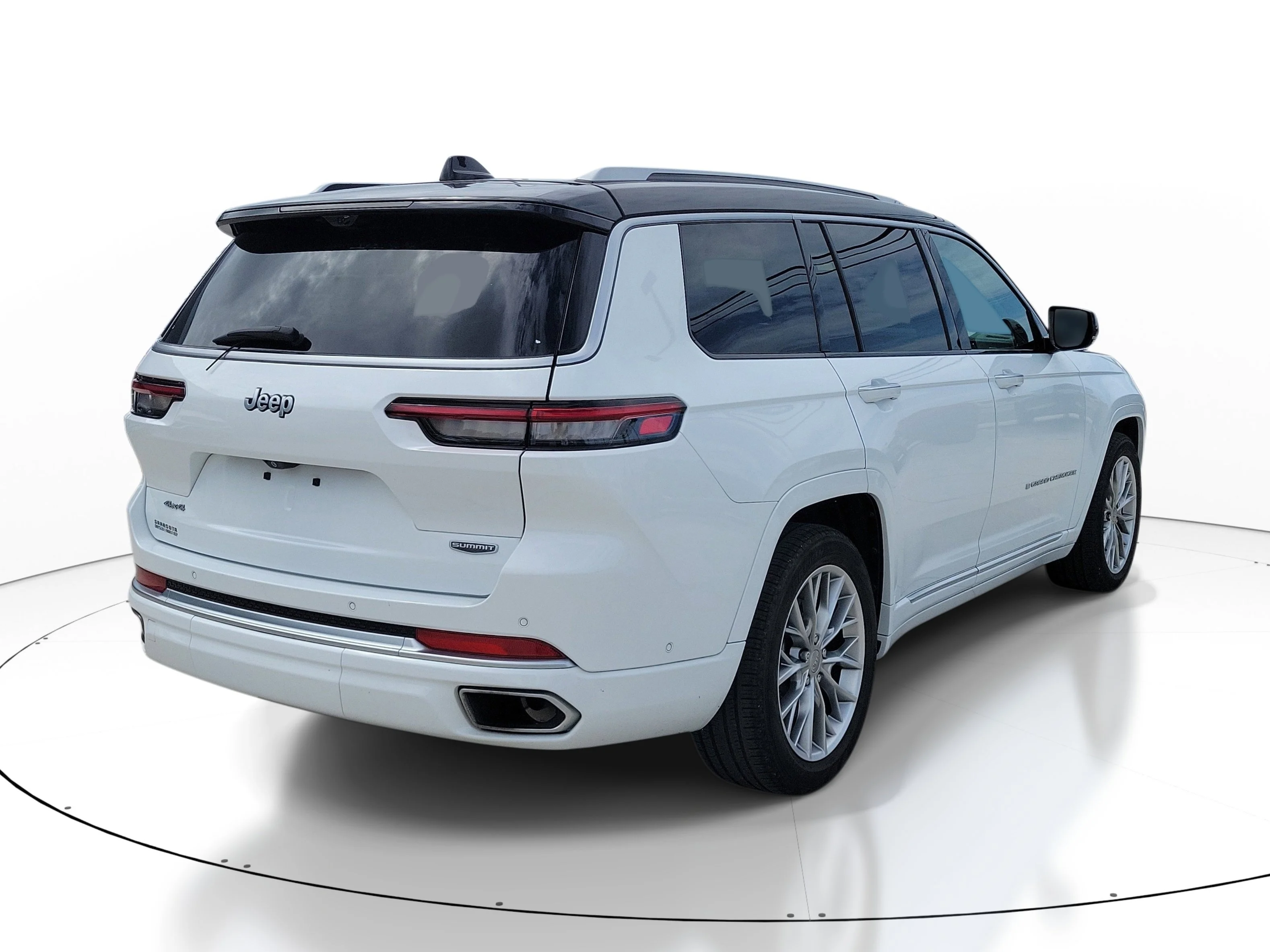 Used 2023 Bright White Clearcoat Jeep Summit image 6