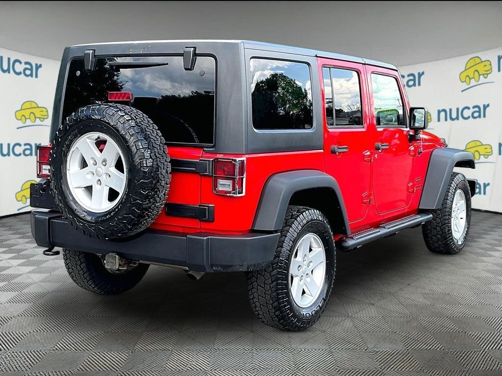 Used 2017 Red Jeep Unlimited Sport image 6