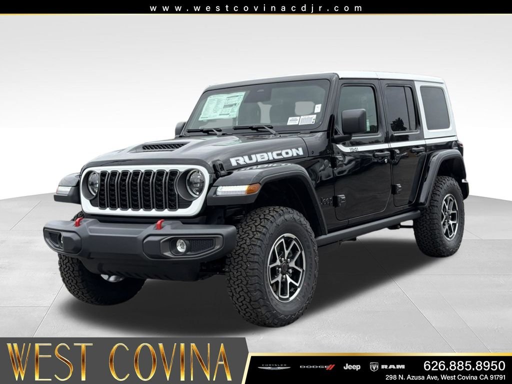 New 2026 Black Clear-Coat Exterior Paint Jeep Rubicon image 1