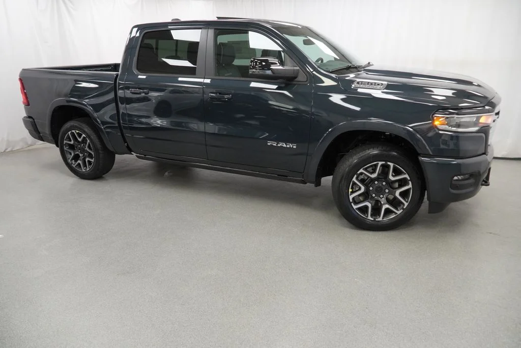 New 2027 Forged Blue Metallic Exterior Paint RAM Laramie image 9