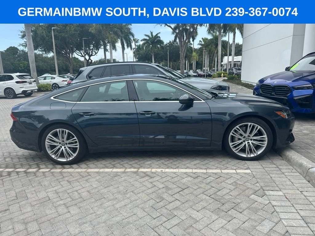 Used 2019 Triton Blue Audi 3.0T Premium Plus image 5