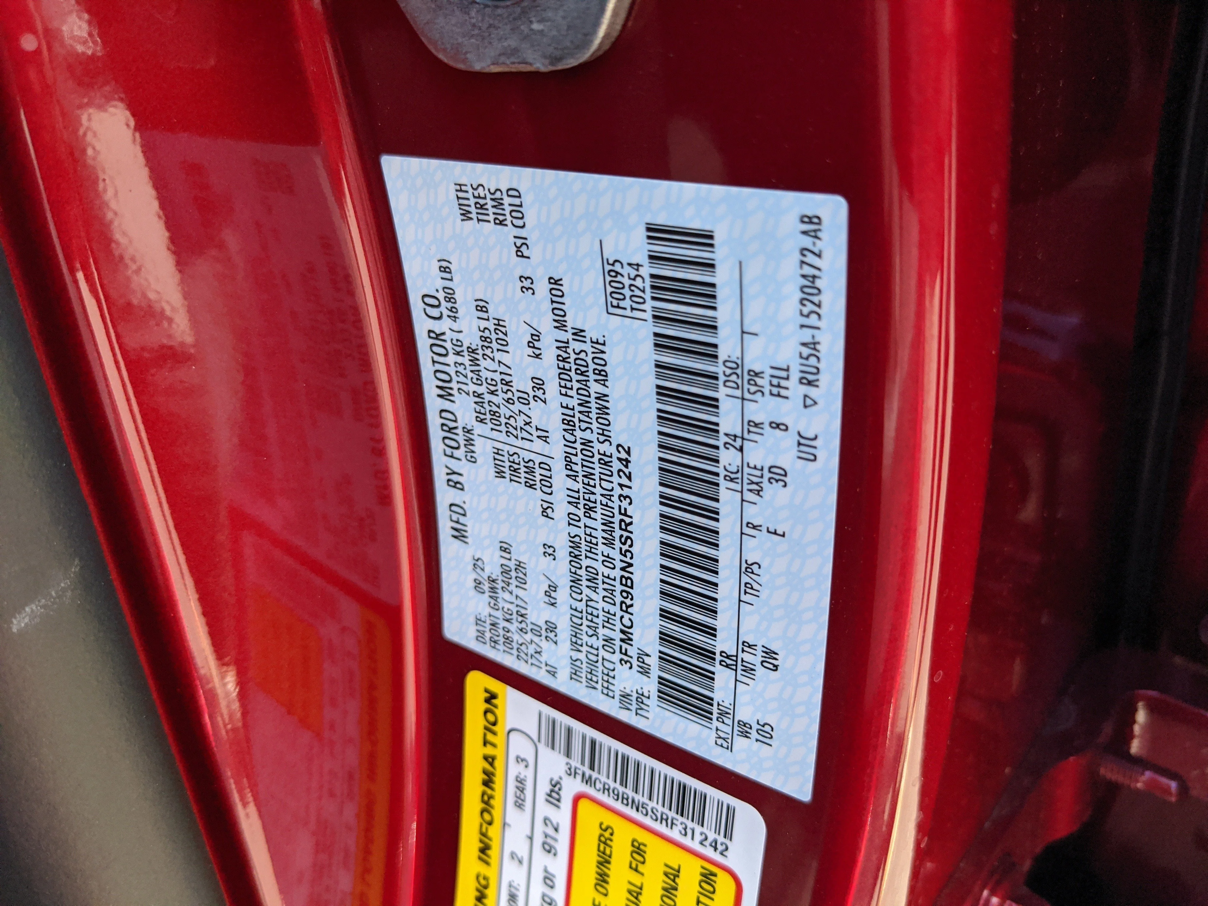 New 2025 Ruby Red Metallic Tinted Clearcoat Ford Big Bend® image 33