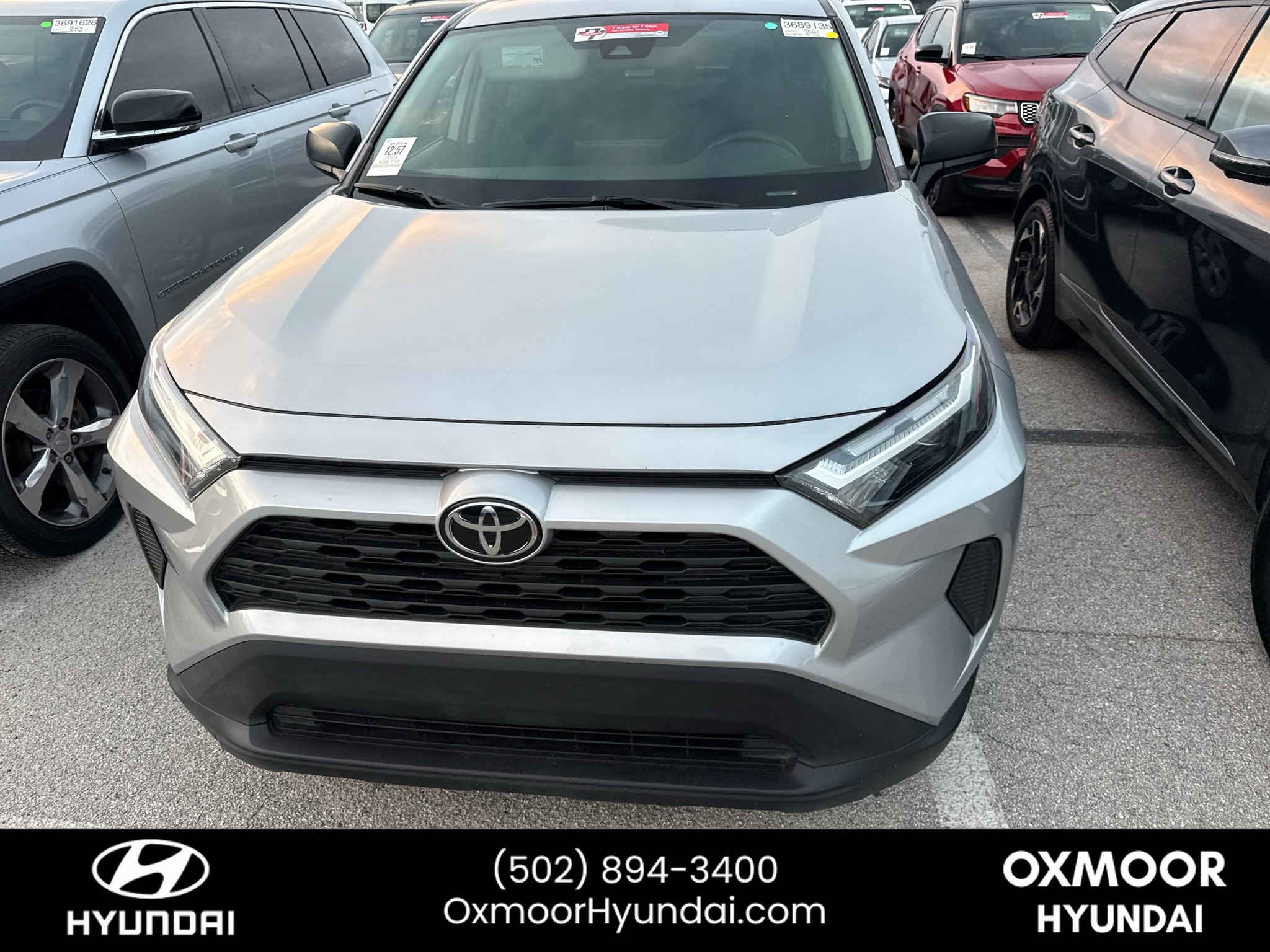 Used 2023 Silver Sky Metallic Toyota LE image 3