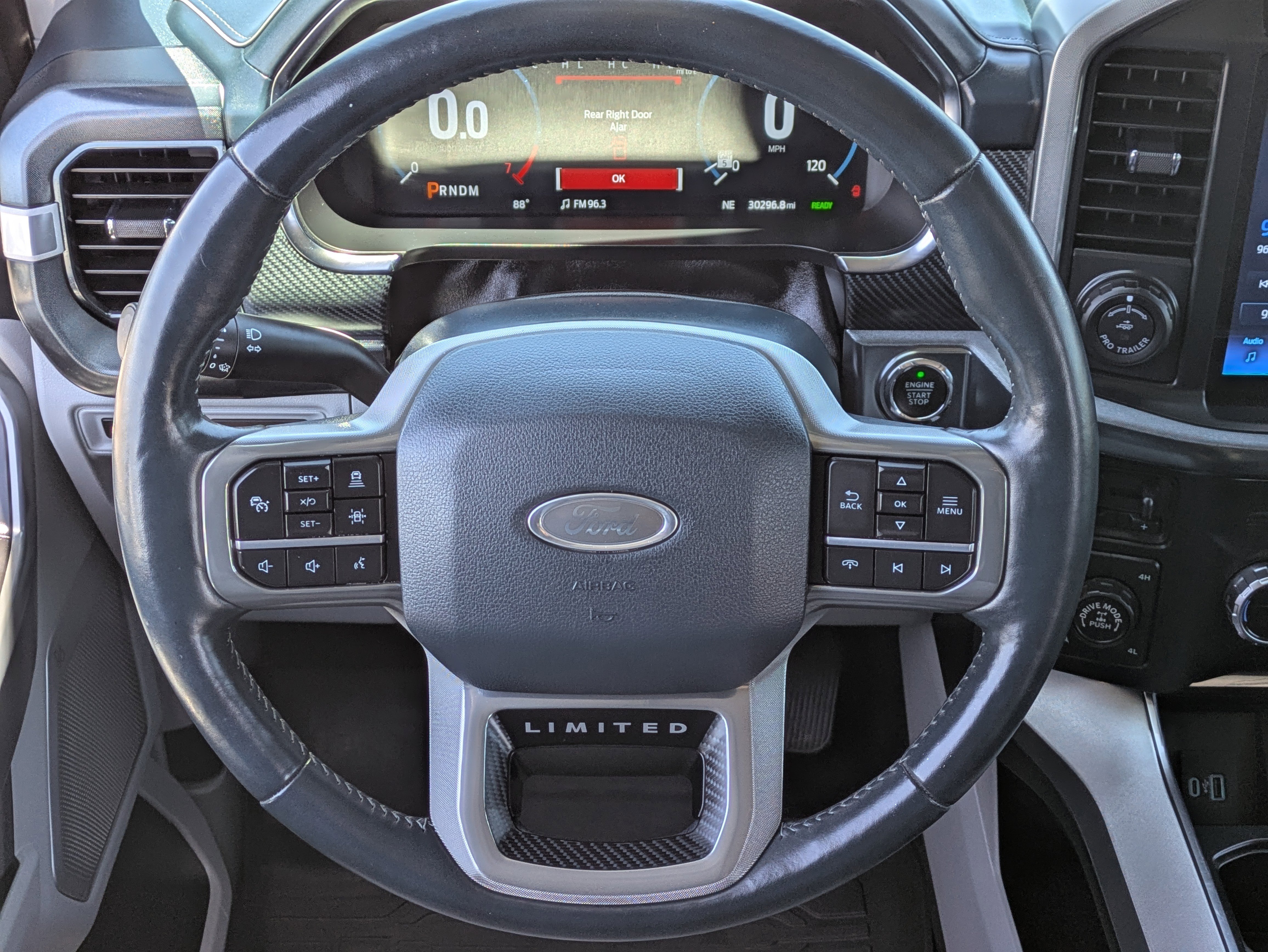 Used 2023 White Metallic Ford Limited image 20