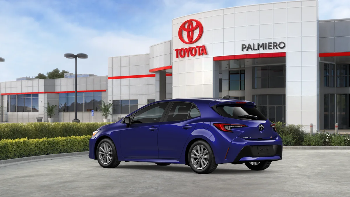New 2026 Blue Crush Metallic Toyota SE image 6