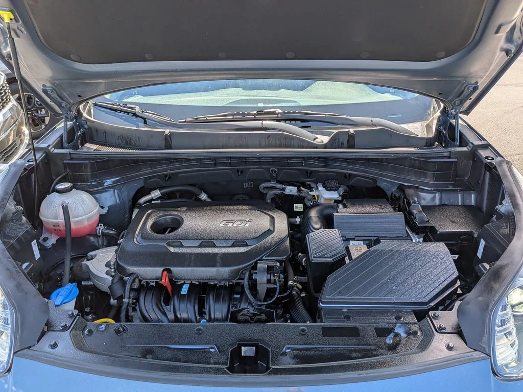 Used 2021 Blue Kia LX image 9